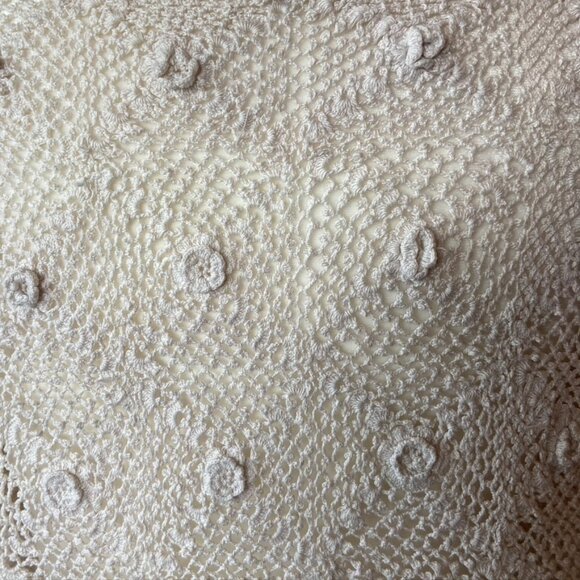 Vintage Magnolia Pearl Crocheted Crop Top S/M - Picture 7 of 12